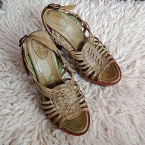 Frye heeled chunky sandals